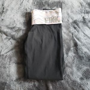Pink yoga pants
